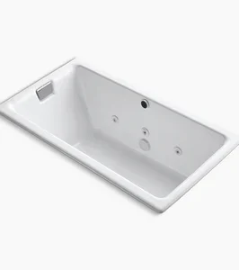 Rectangular vessel bathroom sink